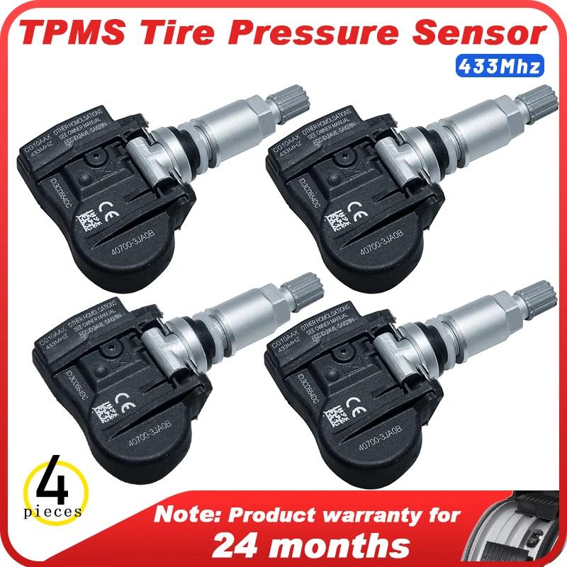 4PCS 40700-3JA0B 407003JA0B TPMS 433HMZ Ÿ̾ з ͸ ǴƼ JX35 2013 2014 QX60 2016 2017 2018 2019